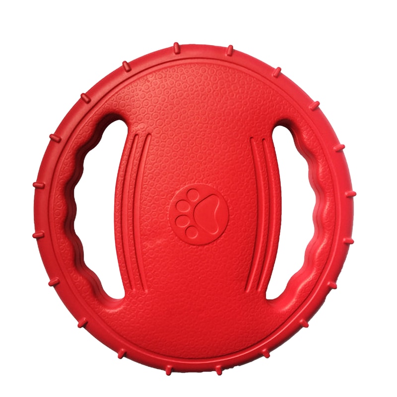 Dog Flying Disc With Double Handles Durable Toy For Dog Training And Outdoor Fun 5