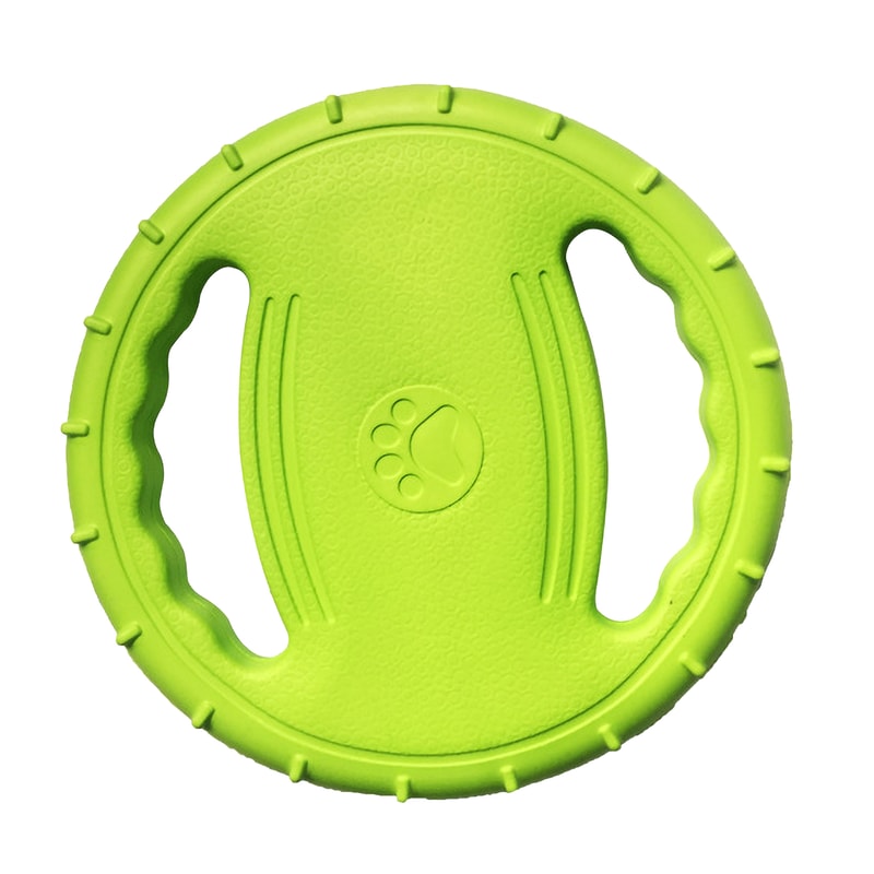 Dog Flying Disc With Double Handles Durable Toy For Dog Training And Outdoor Fun 7