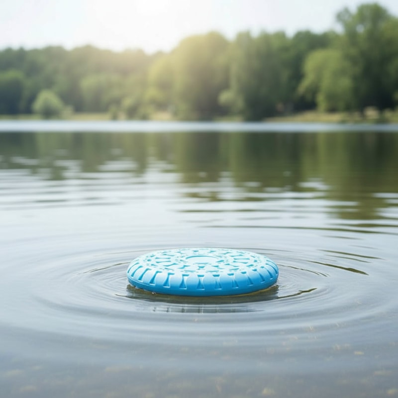 Durable Flying Disc for Dogs Chew Proof Interactive Frisbee for Aggressive Chewers, Fetch & Training Toy