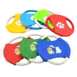 durable dog frisbee toy bite resistant molar pet chew for small & medium dogs