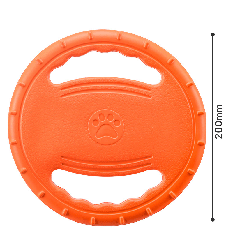 Steering Wheel Dog Frisbee Floating Fetch Toy For Interactive Training 5
