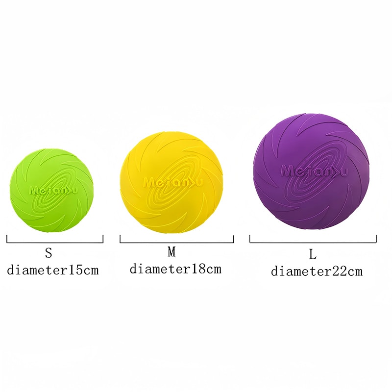 Soft Silicone Dog Flying Disc Fetch Toy For Training And Outdoor Play 5