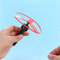 Pull String Flying Helicopter Toy for Kids Colorful Outdoor Fun Flying Disc Propeller Spin Top