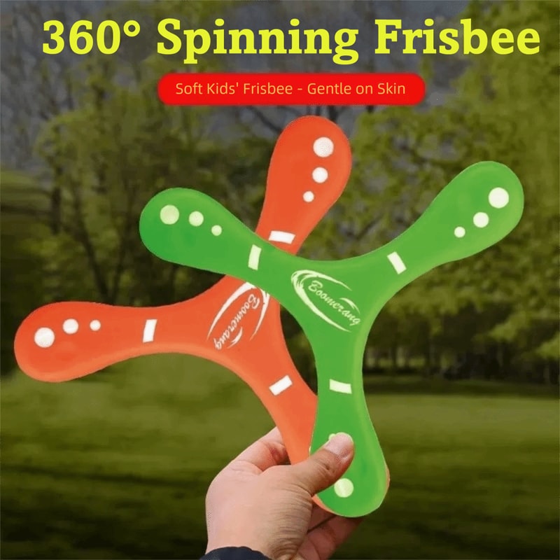 Kids Boomerang Toy Soft EVA Returning Flying Disc For Outdoor Fun 0