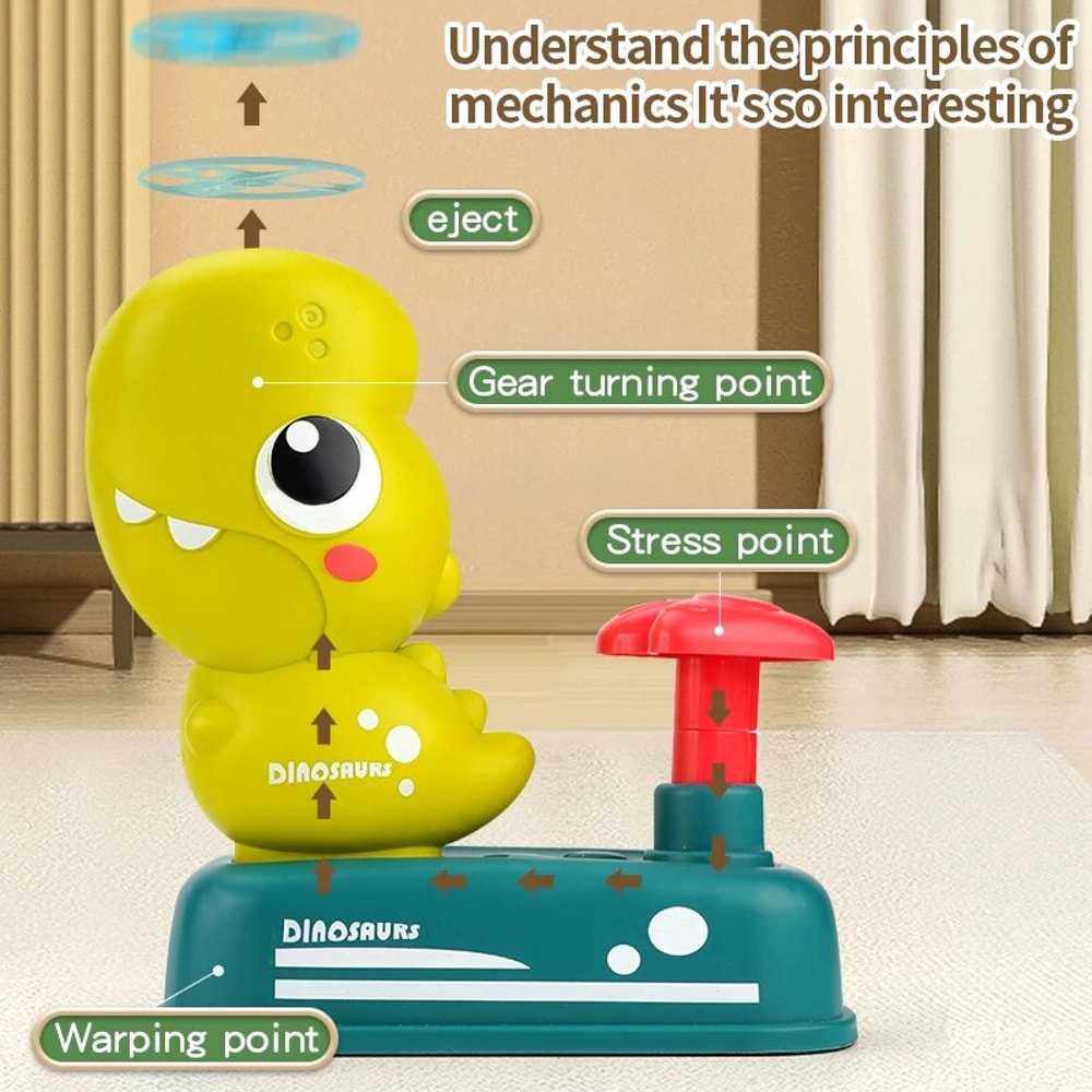 SkyLift Flying Disc Launcher for Kids Outdoor Foot Launcher Toy