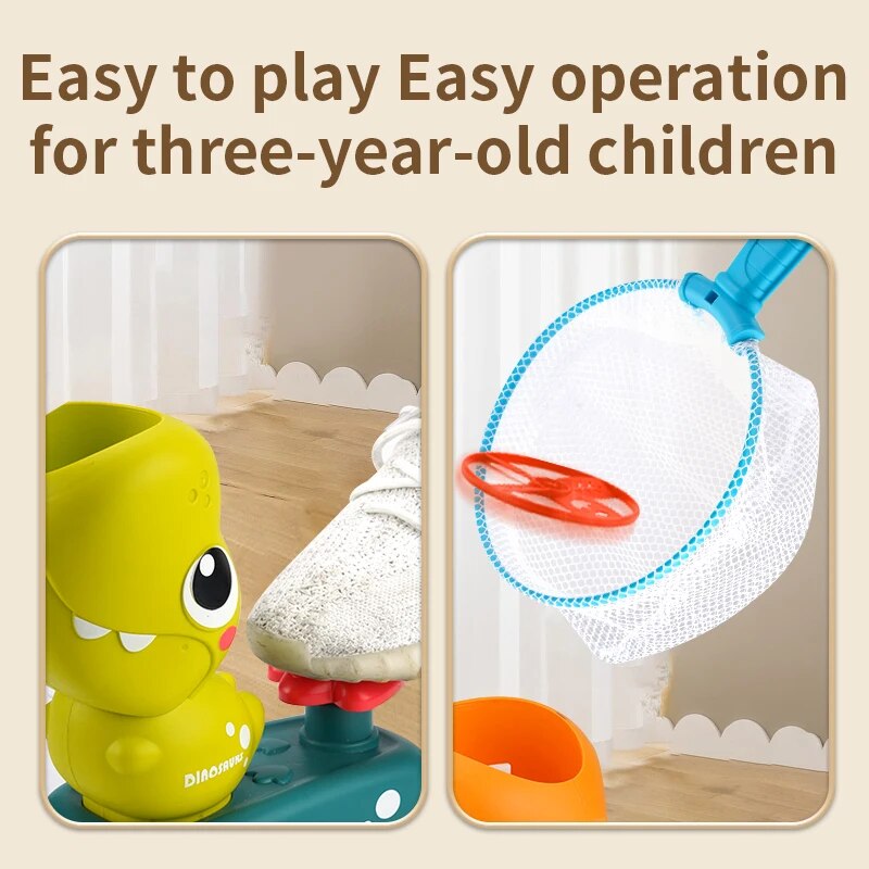 SkyLift Flying Disc Launcher for Kids Outdoor Foot Launcher Toy