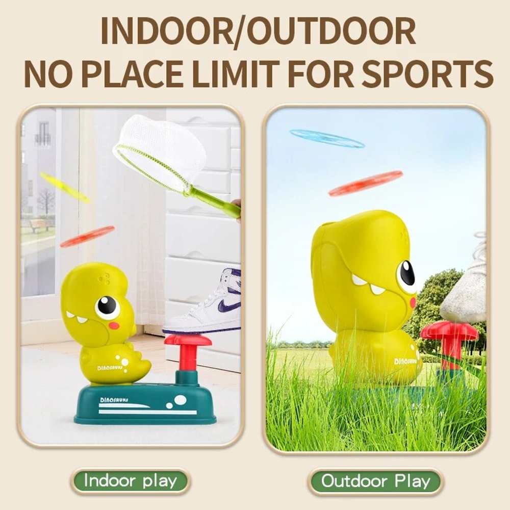 SkyLift Flying Disc Launcher for Kids Outdoor Foot Launcher Toy