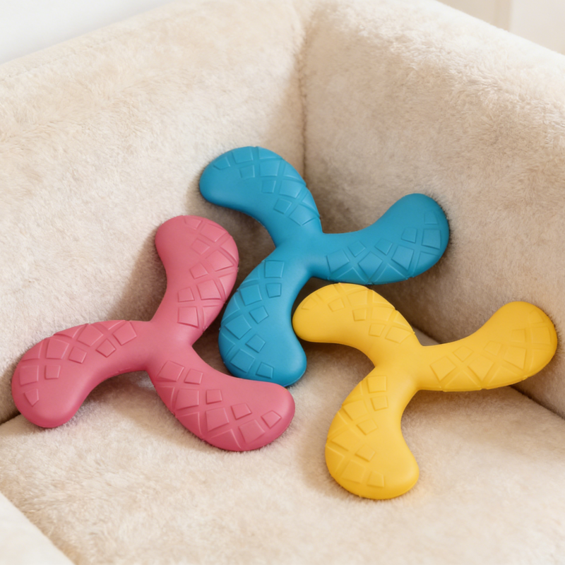 Dog Boomerang Frisbee Floating Fetch Toy For Active Dogs 3