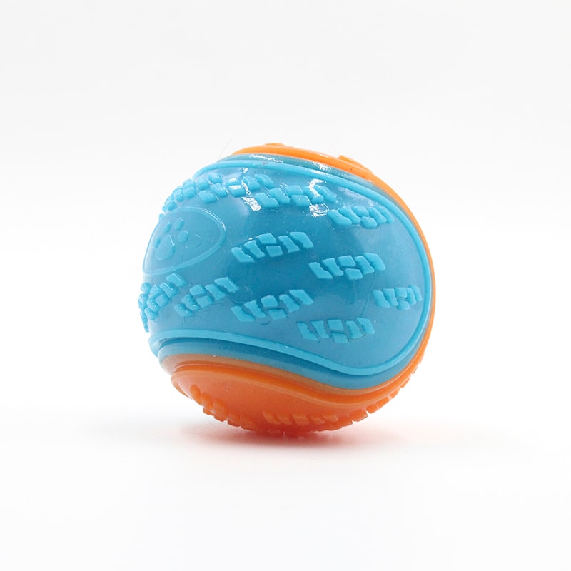 Squeaky TPR Dog Chew Ball For Teeth Cleaning And Interactive Play 5