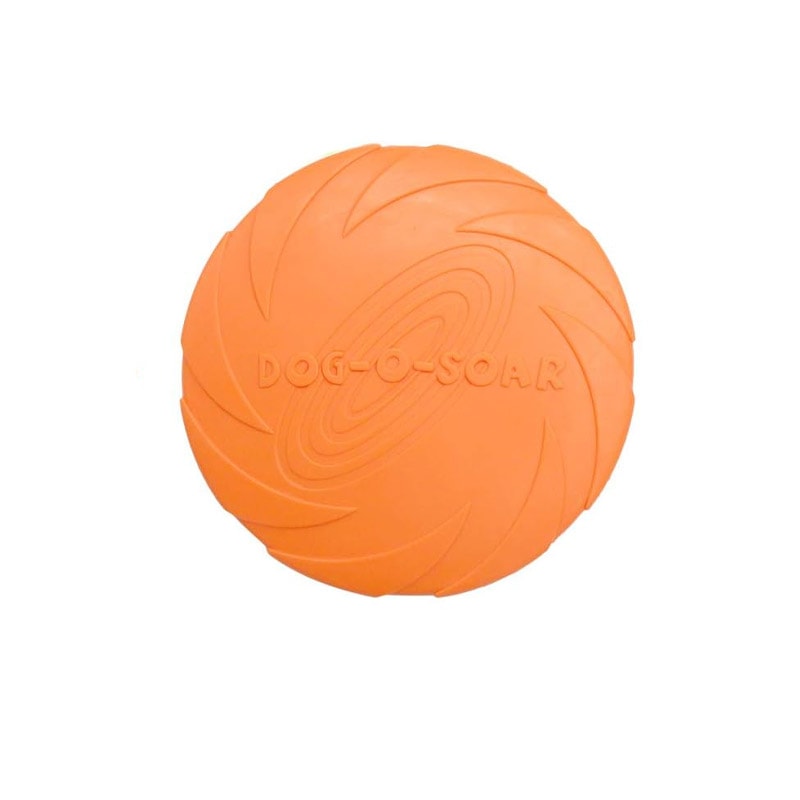 Active Fetch Rubber Dog Frisbee Toy for Medium and Large Dogs