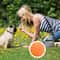 Active Fetch Rubber Dog Frisbee Toy for Medium and Large Dogs