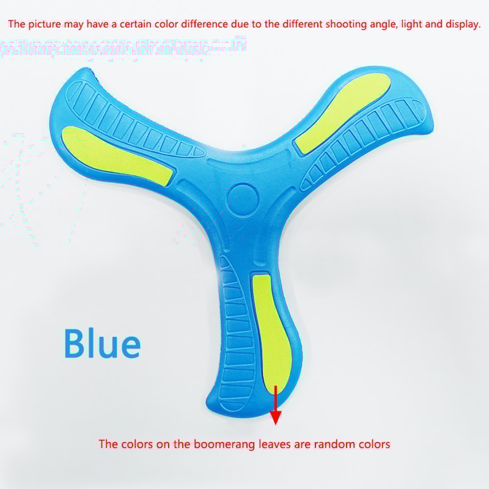 Soft Foam Boomerang For Kids Outdoor Flying Disc Family Game 6