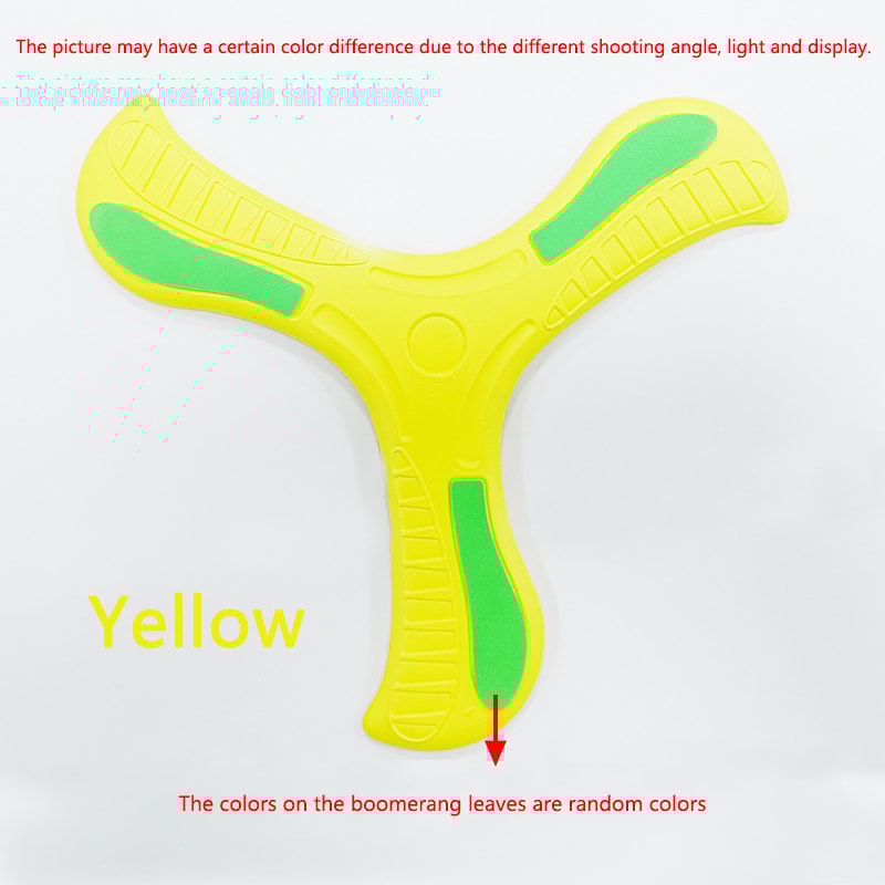 Soft Foam Boomerang For Kids Outdoor Flying Disc Family Game 8