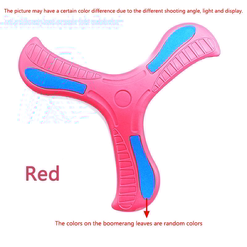 Soft Foam Boomerang For Kids Outdoor Flying Disc Family Game 7
