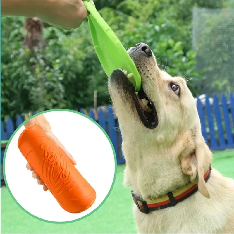 Soft Silicone Dog Flying Disc For Fetch Training And Interactive Play 2
