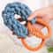 Handwoven Dog Rope Toy for Teeth Cleaning and Chew Play