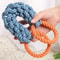 Handwoven Dog Rope Toy for Teeth Cleaning and Chew Play