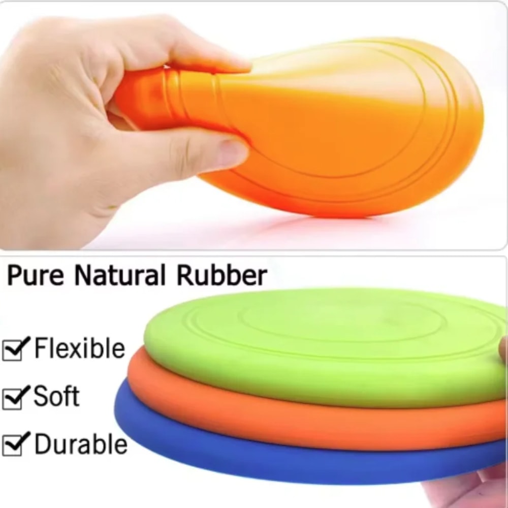Soft Silicone Floating Dog Frisbee Toy For Training And Interactive Fetch 3