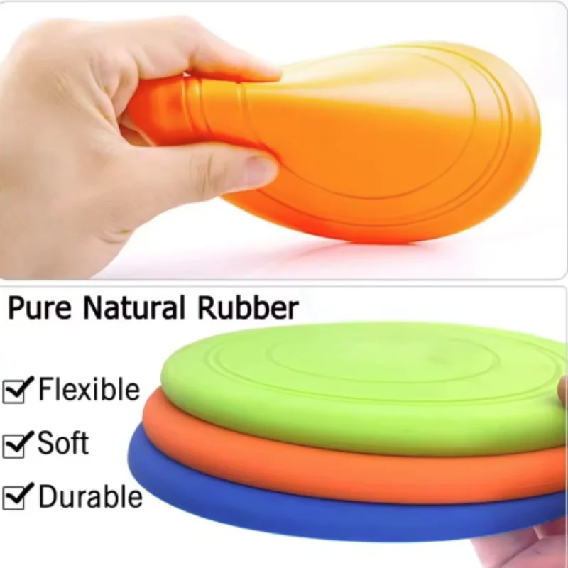 Soft Silicone Floating Dog Frisbee Toy For Training And Interactive Fetch 3