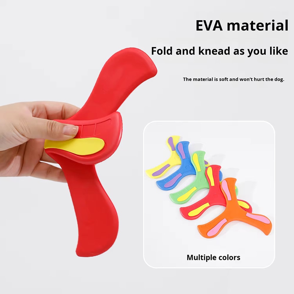 Soft Boomerang Flying Disc For Kids And Families 4