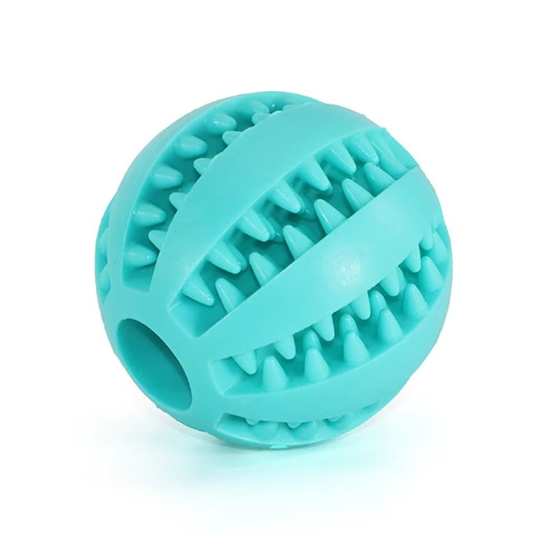 Tough Chew Dog Treat Dispensing Ball For Teeth Cleaning And Interactive Play 6