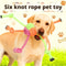 Interactive Dog Rope Toy for Chewers Durable Tug and Chew Toy