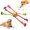 Interactive Dog Rope Toy for Chewers Durable Tug and Chew Toy