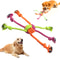 Interactive Dog Rope Toy for Chewers Durable Tug and Chew Toy