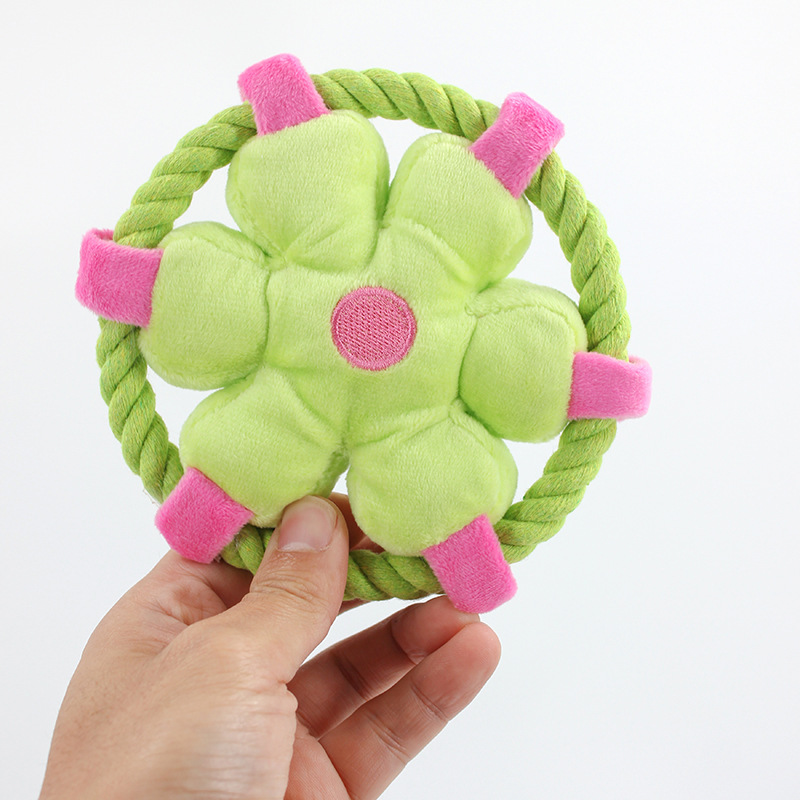 Durable Dog Rope Toy For Fetch Tug And Teeth Cleaning 2