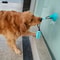 BusyPaw Suction Cup Dog Toy Treat Dispenser Ball for Dental Chewing