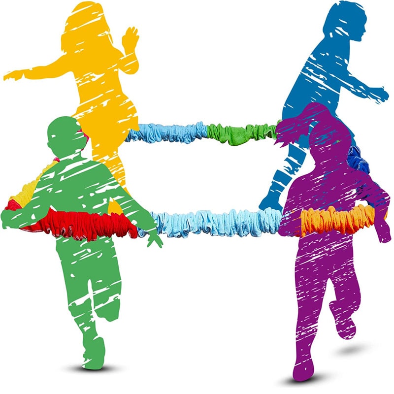 Kids Sensory Rope Team Building Game For Active Group Play 1