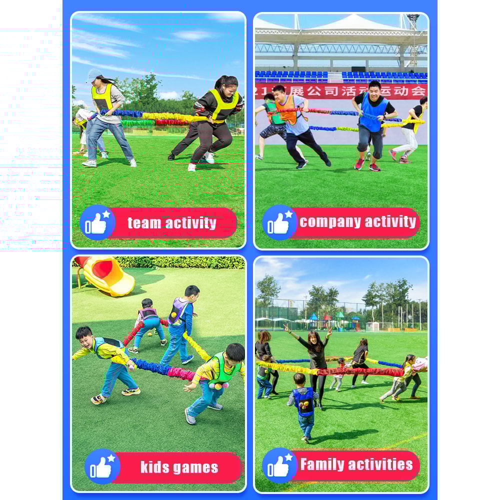 Kids Sensory Rope Team Building Game For Active Group Play 3