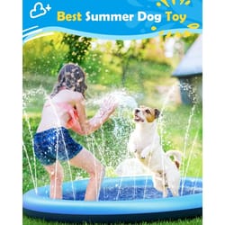 paw chill dog splash pad for large dogs non slip dog sprinkler pool