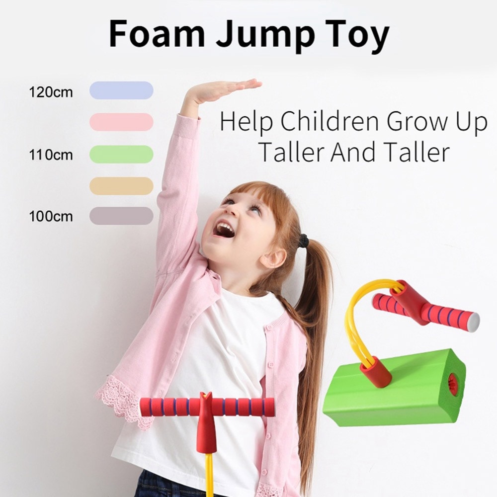 Frog Jump Kids Pogo Jumper Balance Training Toy For Indoor Outdoor Active Play 2