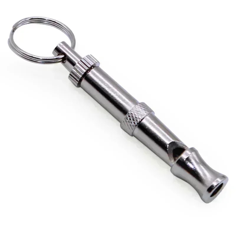 Adjustable Stainless Steel Dog Training Whistle For Bark Control Recall 4