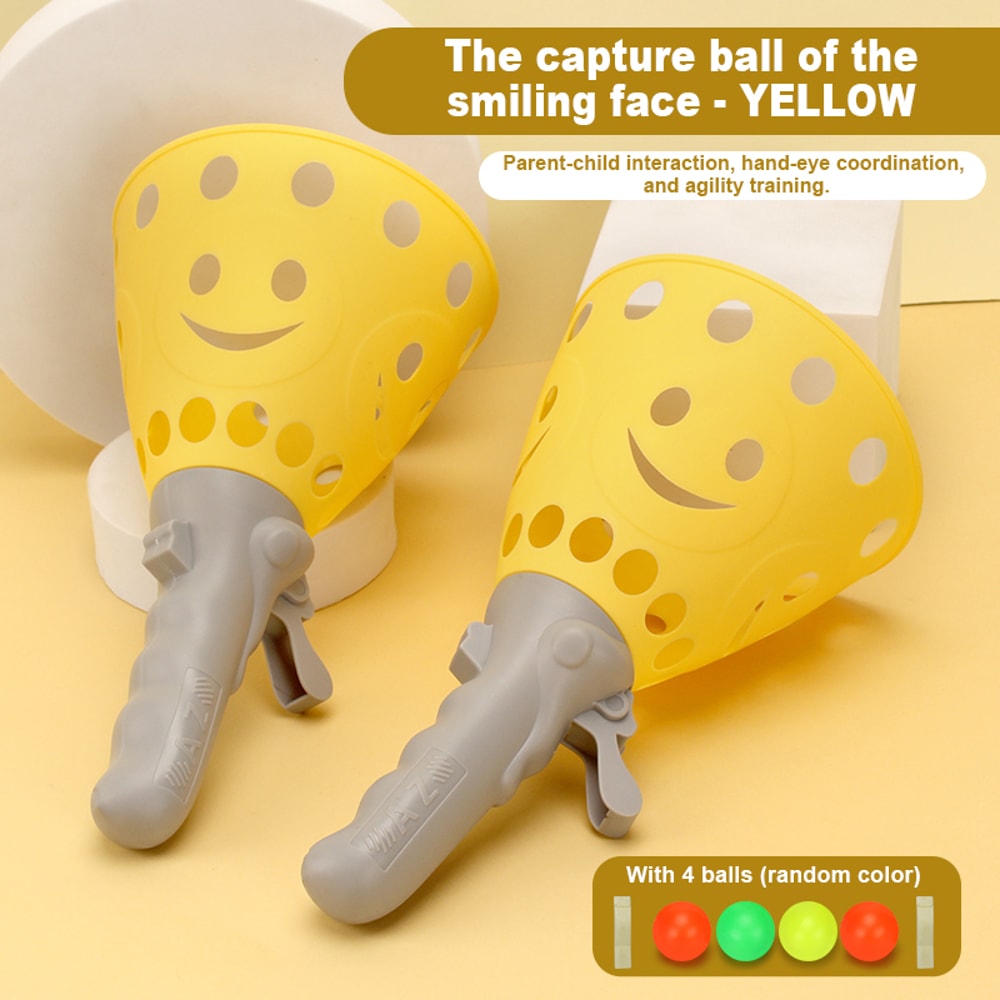 Pop Catch Ball Game For Kids Outdoor Play With Launchers And Balls 6