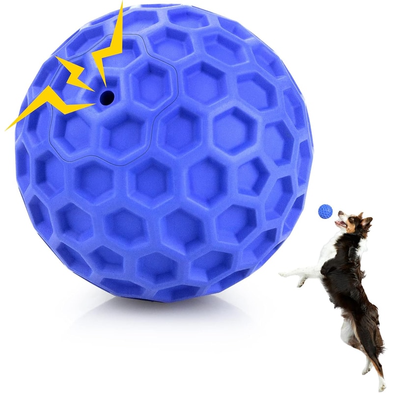 Smart Bounce Interactive Dog Ball Automatic Rolling Motion Activated Toy 0