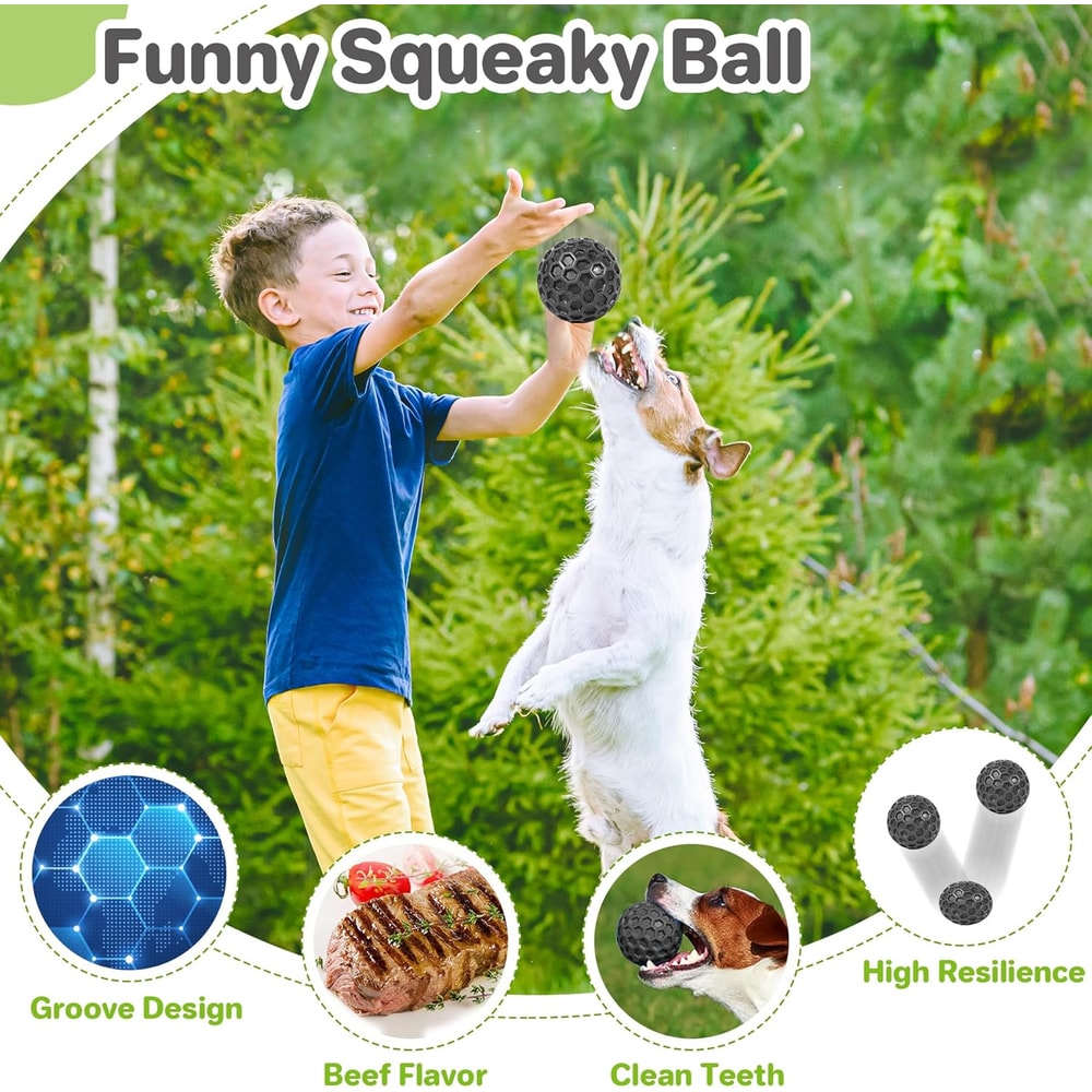 Smart Bounce Interactive Dog Ball Automatic Rolling Motion Activated Toy 3
