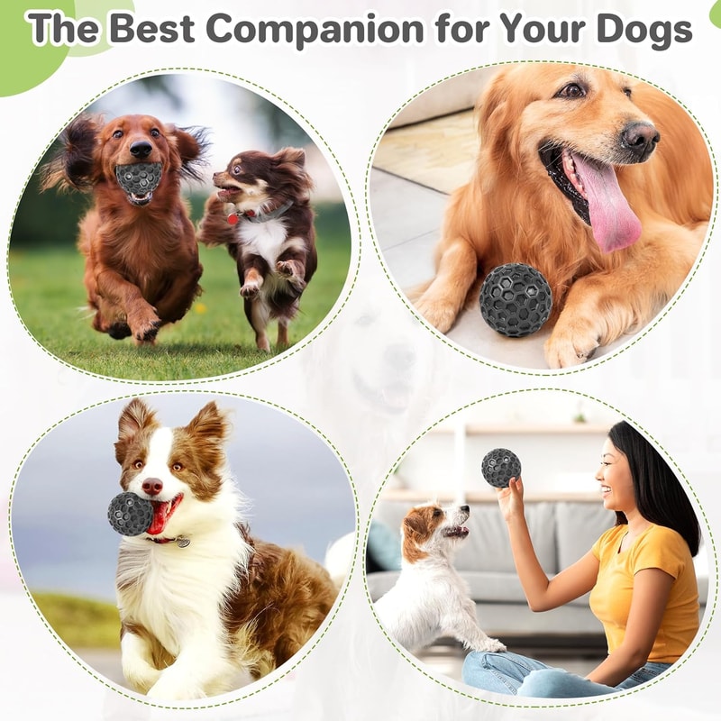 Smart Bounce Interactive Dog Ball Automatic Rolling Motion Activated Toy 5