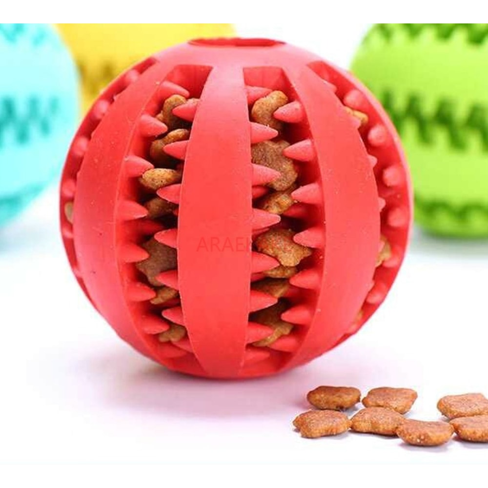 Dental Treat Reward Ball For Dogs Interactive Chew Toy 0