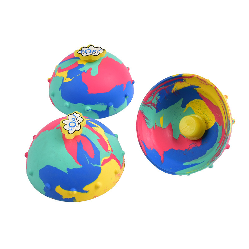 Camouflage Bounce Spin Toy For Kids Outdoor Play 3