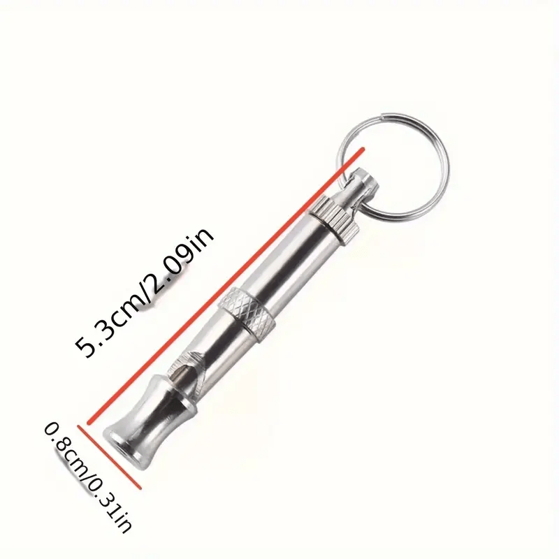 Quiet Recall Adjustable Dog Training Whistle With Keychain For Bark Control Recall 1