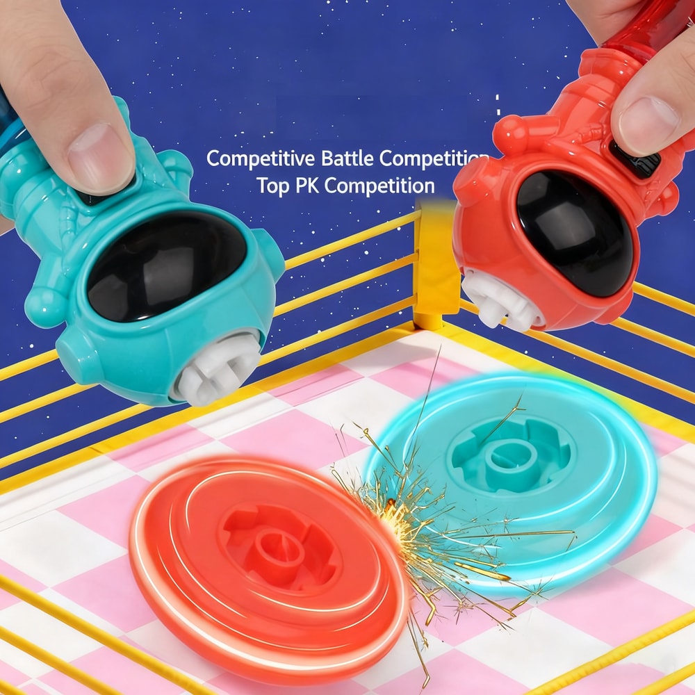 Flying Saucer Launcher Flying Disc Toy For Kids Outdoor Play 3