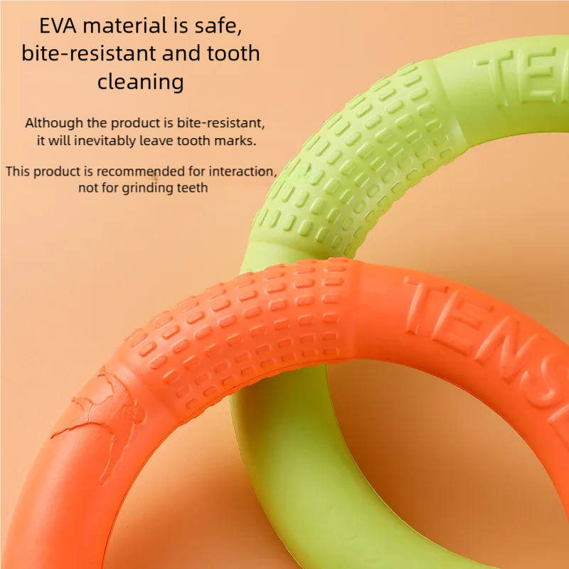 Dog Flying Disc Training Ring Interactive Fetch Toy 5