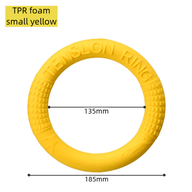 Dog Flying Disc Training Ring Interactive Fetch Toy 7