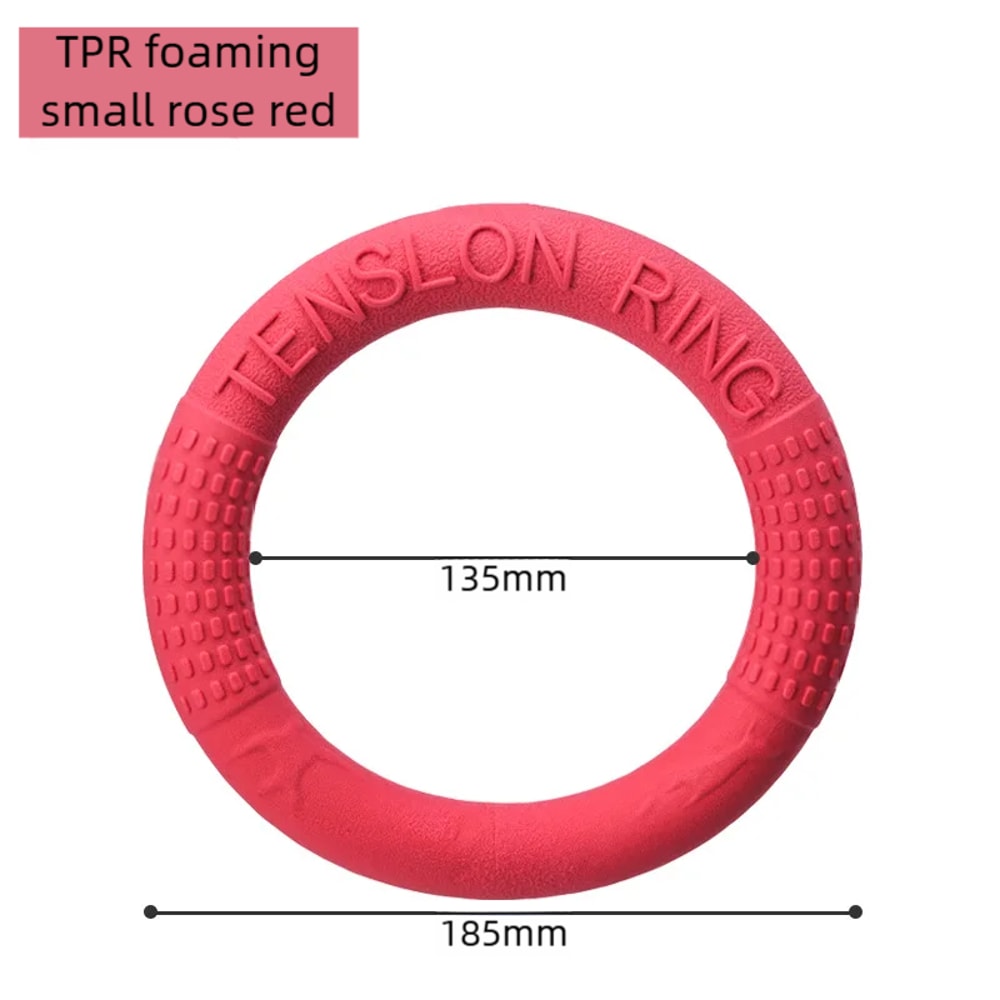 Dog Flying Disc Training Ring Interactive Fetch Toy 9