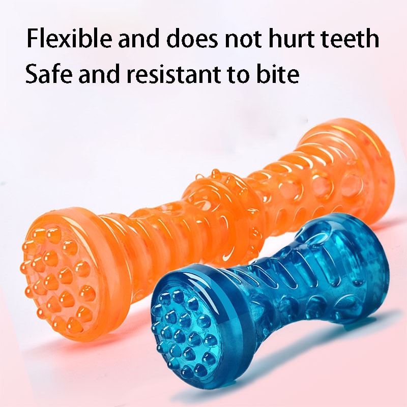 Dental Bone Dog Toothbrush Toy For Chewing And Teething 0