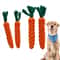 Carrot Dog Rope Toy for Puppies and Small Dogs