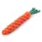 Carrot Dog Rope Toy for Puppies and Small Dogs