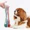 Dental Treat Ball Rope Toy For Dogs Interactive Chew And Teeth Cleaning 0